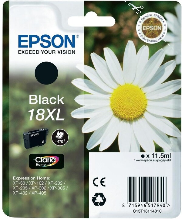 Epson C13T18114010, černá_501079371