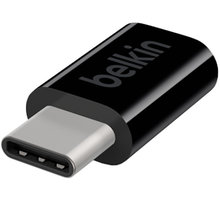 Belkin adaptér microUSB na USB C, černý_145448967