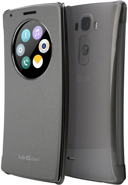 LG QuickCircle pouzdro CCF-620 pro LG H955 G Flex2, Titan/stříbrná_935134552