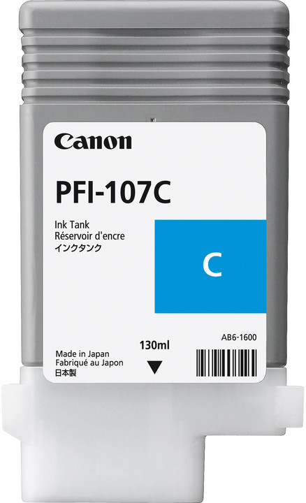 Canon PFI-107C, cyan