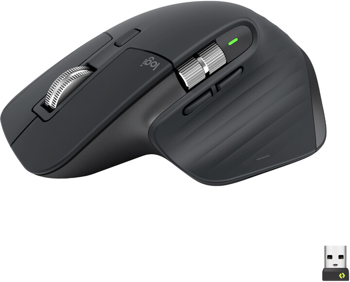 Logitech MX Master 3S, grafitová