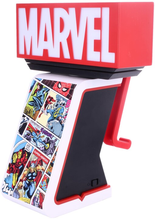 Ikon Marvel Logo nabíjecí stojánek, LED, 1x USB_1585668572