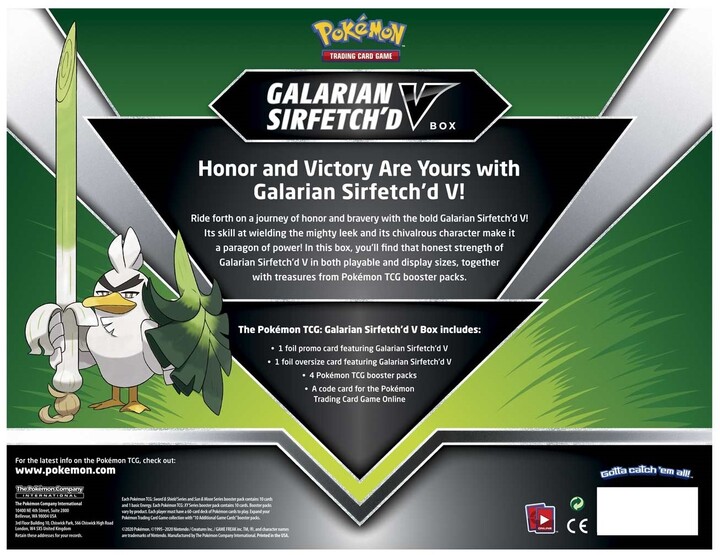 Pokémon TCG: Galarian Sirfetch&#39;d V Box_1514028194