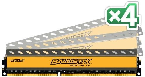 Crucial Ballistix Tactical 32GB (4x8GB) DDR3 1600 LP_1929015479