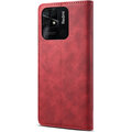 Lenuo Leather flipové pouzdro pro Xiaomi Redmi 10C, červená_244516833