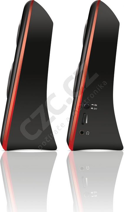 Sweex 2.0 Speaker Set Arena Black/Red_709823857