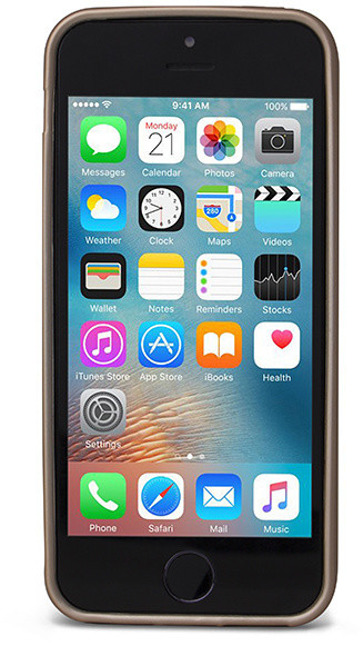 EPICO pružný plastový kryt pro iPhone 5/5S/SE EPICO GLAMY - zlatý_1796129503