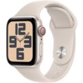 Apple Watch SE 2023, Cellular, 40mm, Starlight, Starlight Sport Band - S/M_1829321162