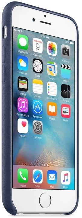 Apple iPhone 6 / 6s Leather Case, tmavě modrá_2005206795
