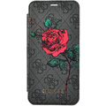 Guess 4G Flower Desire Book Pouzdro pro iPhone X, Grey_1919451320