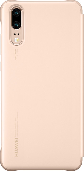 Huawei Original S-View Cover Pouzdro pro P20, růžová_663167637