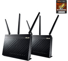 ASUS RT-AC67U, AC1900, Wi-Fi Gigabit Dual-Band Aimesh Router, 2ks O2 TV HBO a Sport Pack na dva měsíce
