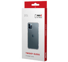 MAX for iPhone zadní kryt Twiggy Gloss pro Apple iPhone SE (2020), transparentní