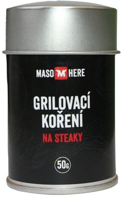 MASO HERE koření - Grilovací, na steaky, 50g_713059526