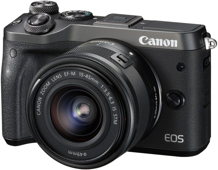 Canon EOS M6 + EF-M 15-45mm IS STM, černá_1418698381