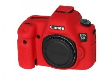 Easy Cover silikonový obal pro Canon 6D, červená_704152393