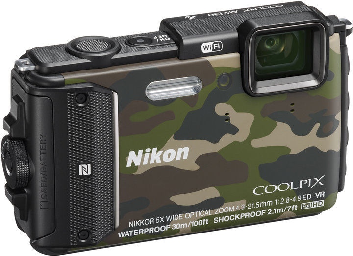 Nikon Coolpix AW130, Outdoor Kit, camouflage_1059193959