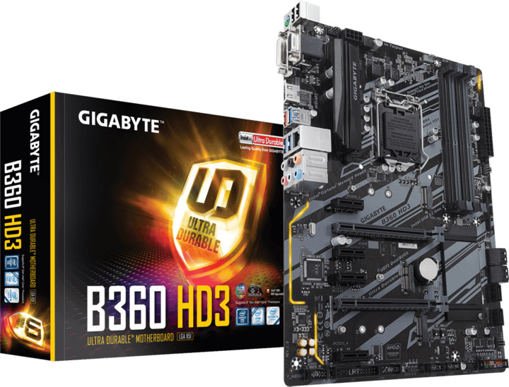 GIGABYTE B360 HD3 - Intel B360_1815636915