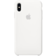 Apple silikonový kryt na iPhone XS Max, bílá