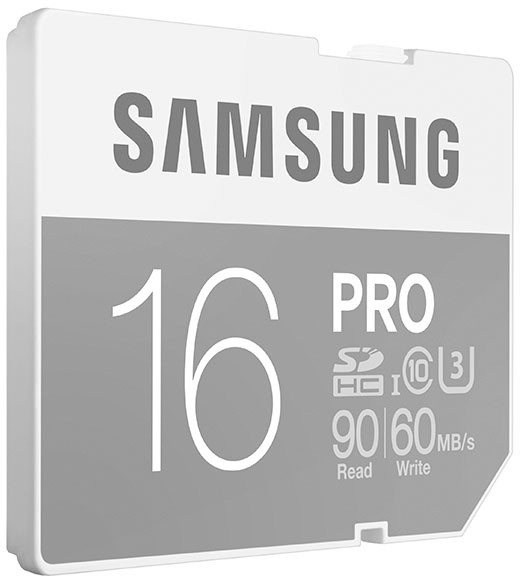Samsung SDHC PRO 16GB UHS-I U3_1820937426