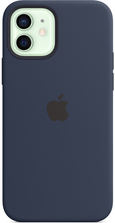 Apple silikonový kryt s MagSafe pro iPhone 12/12 Pro, tmavě modrá_788570740