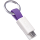 inCharge MicroUSB Purple, 8cm