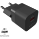 FIXED síťová nabíječka Mini s USB-C + USB-A, PD &amp; QC 3.0, 20W, černá_943515980