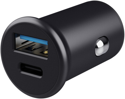 Trust adaptér do auta Maxo, USB-C, USB-A, 38W, černá_156366523
