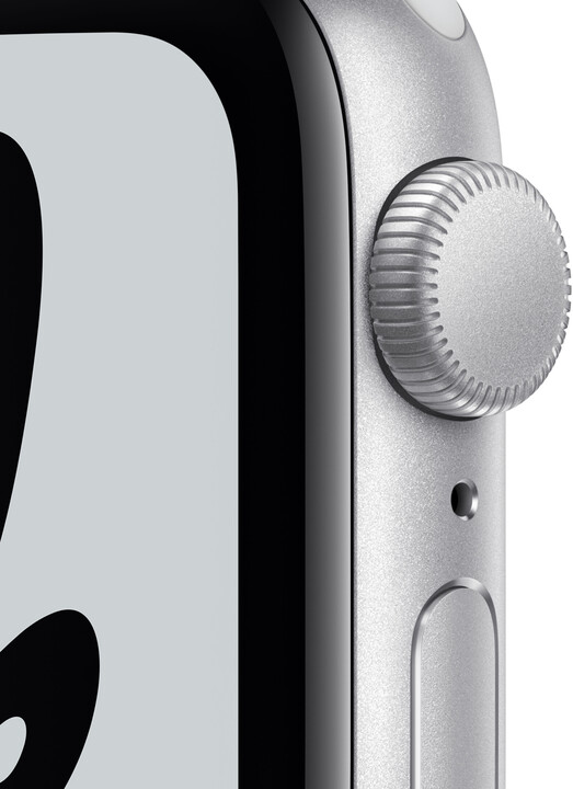 Apple Watch Nike SE GPS 40mm Silver Aluminium, Pure Platinum/Black Nike Sport Band_1710252722