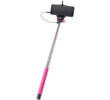 Forever MP-400 selfie tyč s ovládacím tlačítkem, růžová_1619283694