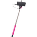 Forever MP-400 selfie tyč s ovládacím tlačítkem, růžová
