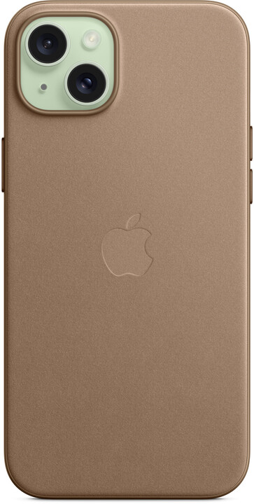 Apple kryt z tkaniny FineWoven s MagSafe na iPhone 15 Plus, kouřová_6980069
