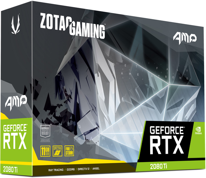 Zotac GeForce RTX 2080Ti AMP Edition, 11GB GDDR6_1466180763