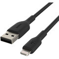 Belkin kabel USB-A - Lightning, M/M, MFi, 15cm, černá_967740084