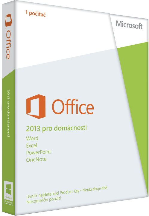 Microsoft Office 2013 pro domácnosti, bez média_89963080