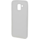 EPICO Pružný plastový kryt pro Samsung Galaxy J6 (2018) SILK MATT - bílý transparentní