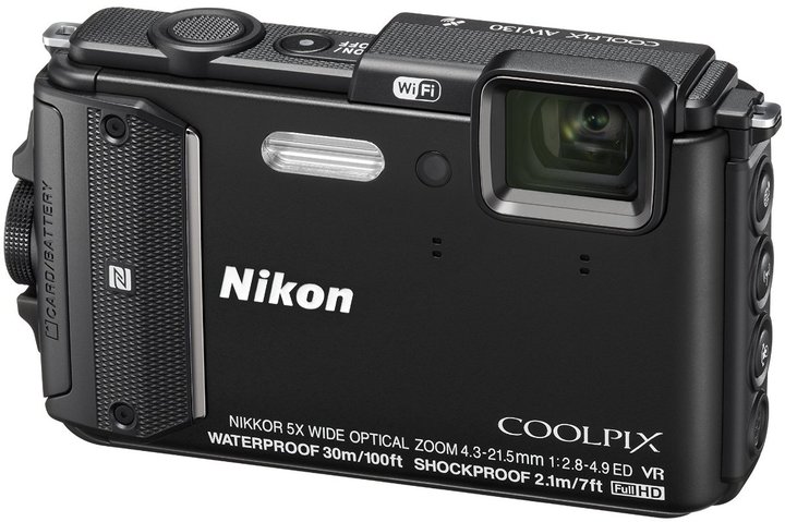 Nikon Coolpix AW130, černá_1099091670