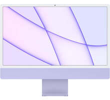Apple iMac 24" 4,5K Retina M1 /8GB/512GB/8-core GPU, fialová O2 TV HBO a Sport Pack na dva měsíce + Sleva 1500 Kč na Lego + Servisní pohotovost – vylepšený servis PC a NTB ZDARMA