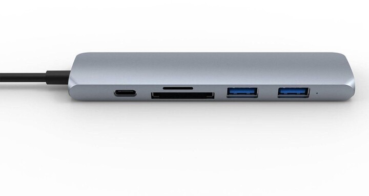 HYPERDRIVE BAR 6v1 USB-C Hub pro iPad Pro, MacBook Pro/Air, šedá_1945380735