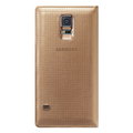 Samsung pouzdro S-view EF-CG900B pro Galaxy S5 (SM-G900), zlatá_1200662191