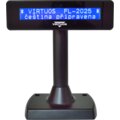 Virtuos FL-2025MB - LCD zákaznicky displej, 2x20, serial (RS-232), černá_1824489199