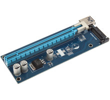 Kolink PCI-E 1x na 16x powered Riser Card Mining/Rendering-Kit SATA - 60cm_333798928
