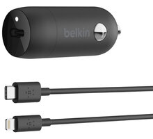 Belkin nabíječka do auta 18W + USB-C - Lightning Power Delivery_266454430