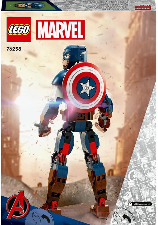 LEGO® Marvel 76258 Sestavitelná figurka: Captain America_1847778643