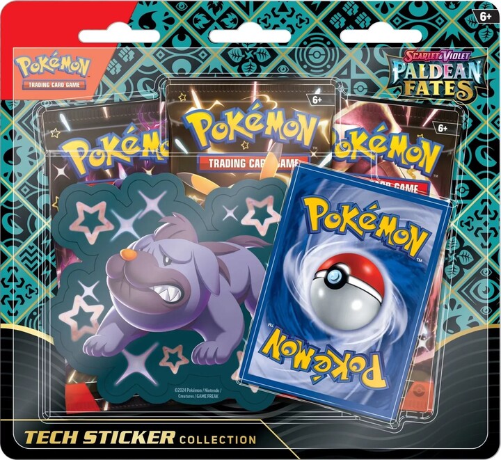 Karetní hra Pokémon TCG: Paldean Fates - Tech Sticker Collection Shiny Maschiff_1031737460