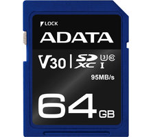 ADATA SDXC Premier Pro 64GB 95MB/s UHS-I U3_1479772811
