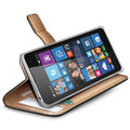 CELLY Wally pouzdro pro Microsoft (Nokia) Lumia 535, PU kůže, černá_1692601672