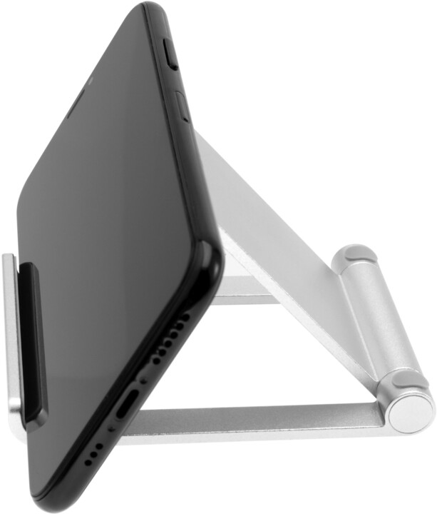 FIXED stojánek Frame TAB pro mobil/tablet, univerzální, stříbrná_1147601838