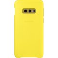 Samsung kožený zadní kryt pro Samsung G970 Galaxy S10e, žlutá