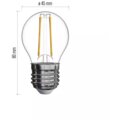 Emos LED žárovka Filament Mini Globe 1,8W (25W), 250lm, E27, neutrální bílá_757386226